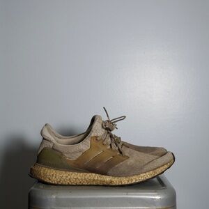 Adidas UltraBoost Men's Size 11 Sneakers - Earth Tones, Used Condition
